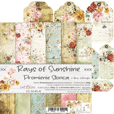 Flores vintage em papéis decorativos e etiquetas em tons pastel com textura antiga