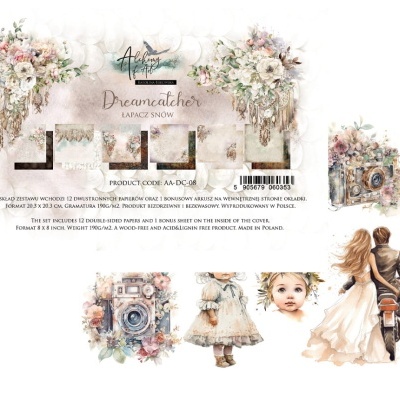 Conjunto Dreamcatcher Lapacz Snow com imagens vintage e texto de produto