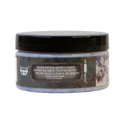 Pote de pasta brilhante 'MAGIC POTION EFFECT PASTE' com tampa preta