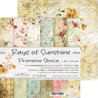 Papel para scrapbooking com padrões florais vintage em várias cores pastel