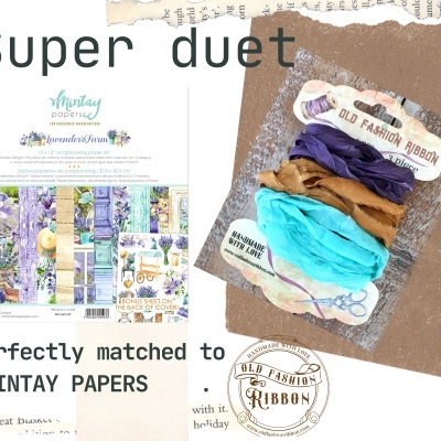 Conjuntos de papéis para scrapbooking e fitas decorativas com texto promocional