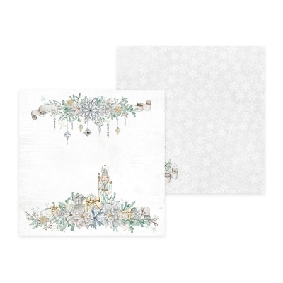 Folhas de papel decorativo de Natal com desenhos de folhagem, presentes, velas e flocos de neve