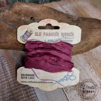 Fita decorativa vinho com embalagem Old Fashion Ribbon