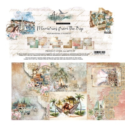 papéis decorativos temáticos de viagens coloridos em estilo vintage