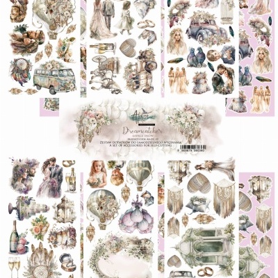 Autocolantes decorativos vintage com temas de casamento