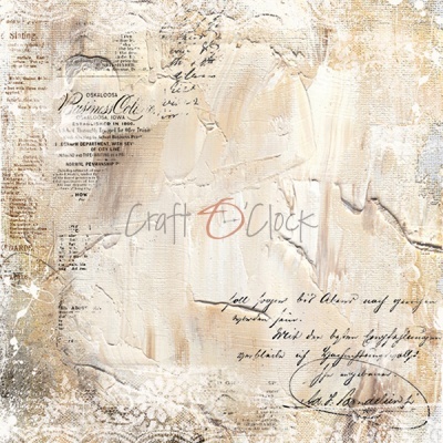 Textura de papel antigo com texto e elementos manuscritos em tons bege e castanho