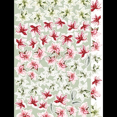 Ilustrações de flores coloridas sobre fundo cinza claro