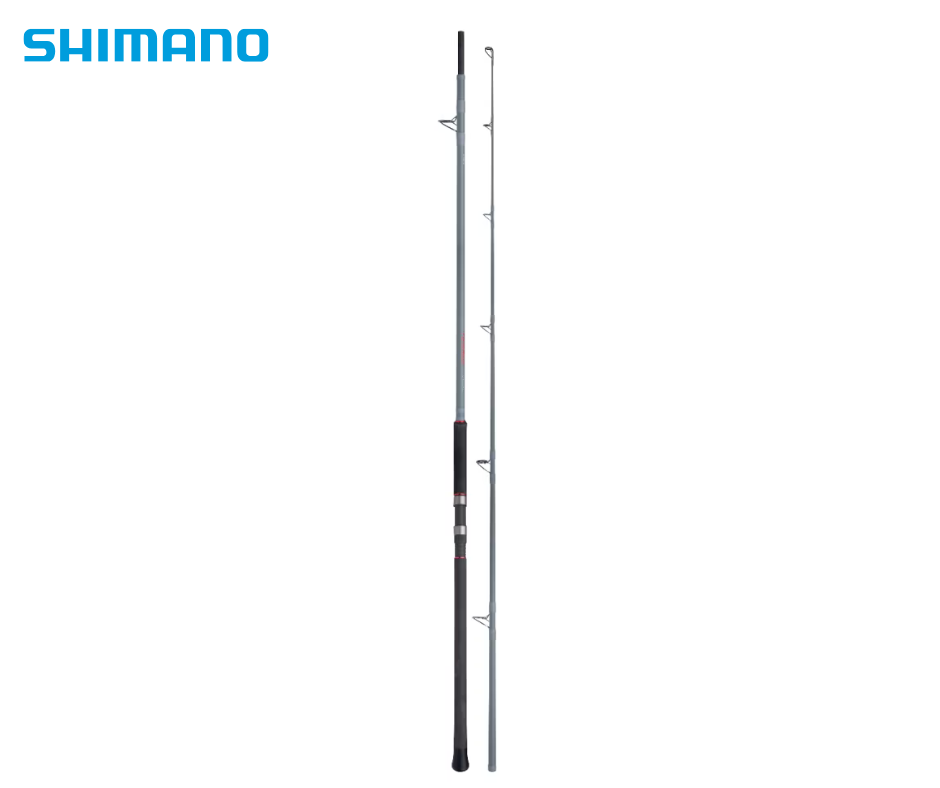 Cana Shimano Forcemaster AX Catfish static 300cm 400g 2pc Vara de pesca SHIMANO cinza e preta