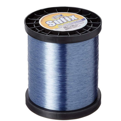 Carretel de linha de pesca azul com base preta