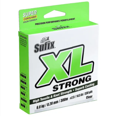 Embalagem de linha de pesca Sufix XL Strong em nylon copolímero