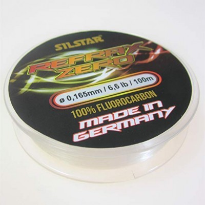 Carretel de linha de pesca fluorescente SILSTAR REFRAX ZERO