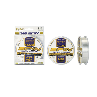 Linha de pesca Rapture Fluo Spin super strong em carretel e embalagem