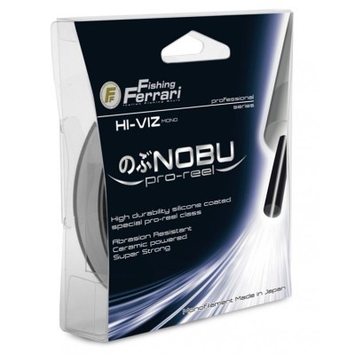 Embalagem de linha de pesca Fishing Ferrari HI-VIZ MONO NOBU pro-reel
