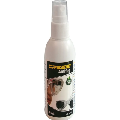 Frasco branco de spray Cressi Antifog para óculos, 60 ml