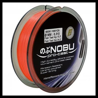 Rolo de linha de pesca Nobu Pro-cast vermelha