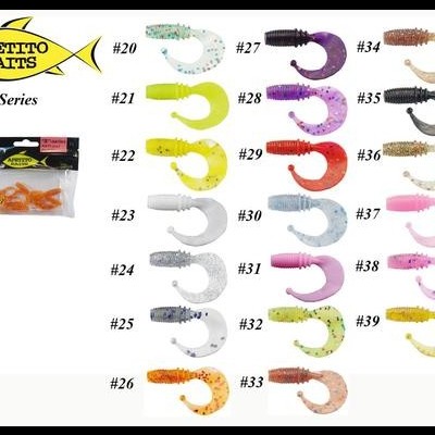 Isco de pesca APETITO BAITS S-Series com várias cores e números