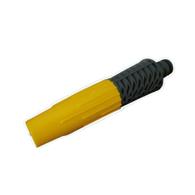 Ferramenta aplicadora amarela com cabo preto texturizado