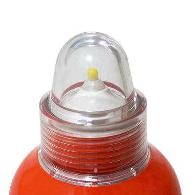 Garrafa com tampa transparente e conta-gotas