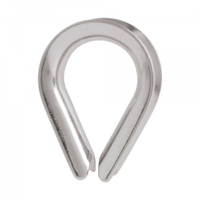 Produto metálico prateado em forma de espiral aberta em fundo branco