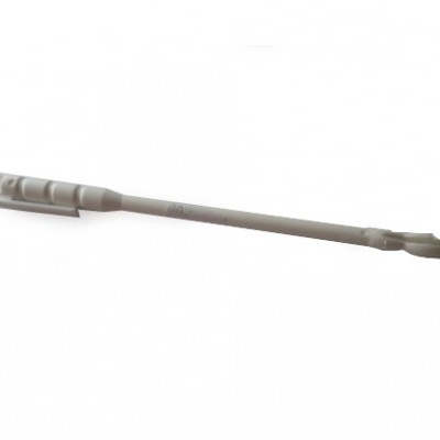 Broca longa cinza claro para martelo perfurador com ponta afiada