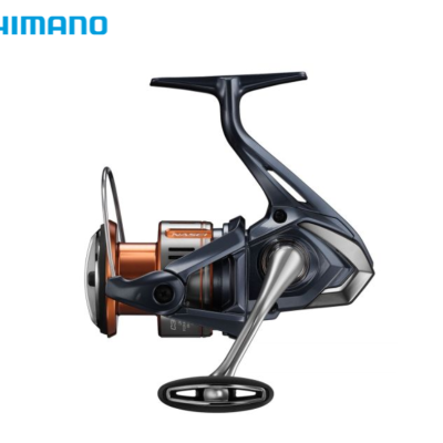 Carretel de pesca metálico Shimano Nasci com manivela