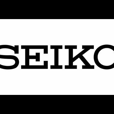 Logótipo SEIKO em preto sobre fundo branco