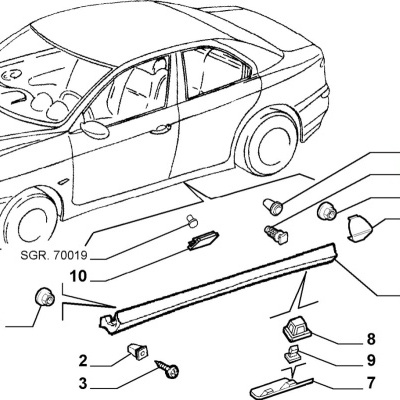 Plastic&#x20;Clip&#x20;for&#x20;Sill&#x20;&#x2F;&#x20;Skirt&#x20;Fixation
