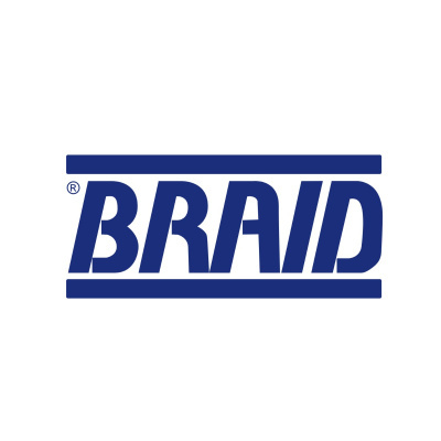 BRAVD logo in blue with horizontal bars on white background