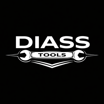 DIASS TOOLS logo with wrench graphic on a black background