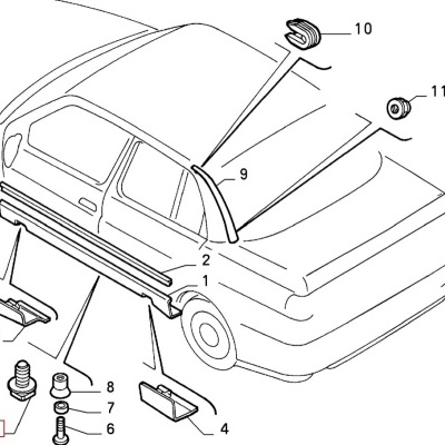 Plastic&#x20;Clip&#x20;for&#x20;Sill&#x20;&#x2F;&#x20;Skirt&#x20;Fixation