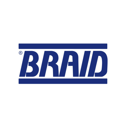BRAVD logo in blue with horizontal bars on white background