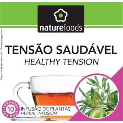 Embalagem de infusão de plantas Tensão Saudável da naturefoods com chá e planta