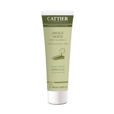 Tubo de creme verde Cattier Argile Verte