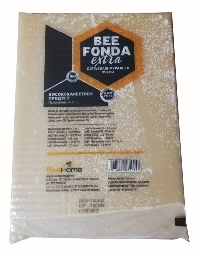 pacote de alimento para abelhas BEE FONDA extra com selo ISO e GMO FREE