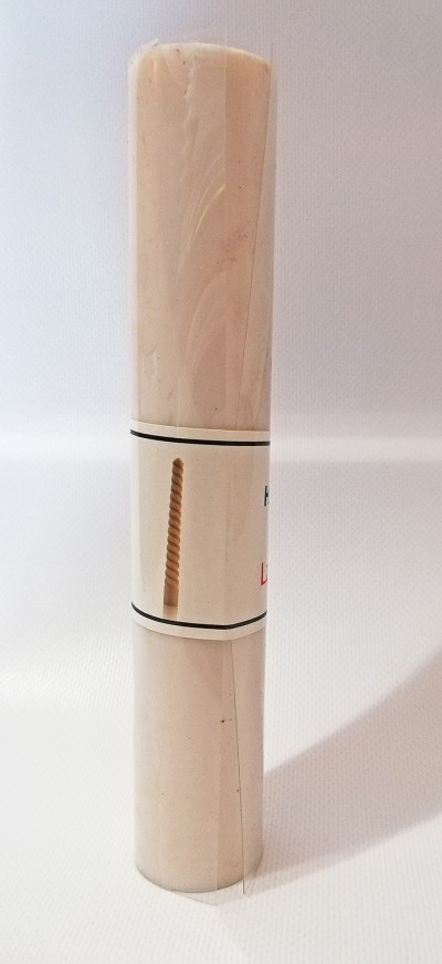 Rolo de papel vegetal ou autocolante com etiqueta