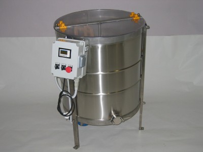 Tanquinho industrial em aço inox com painel de controlo branco