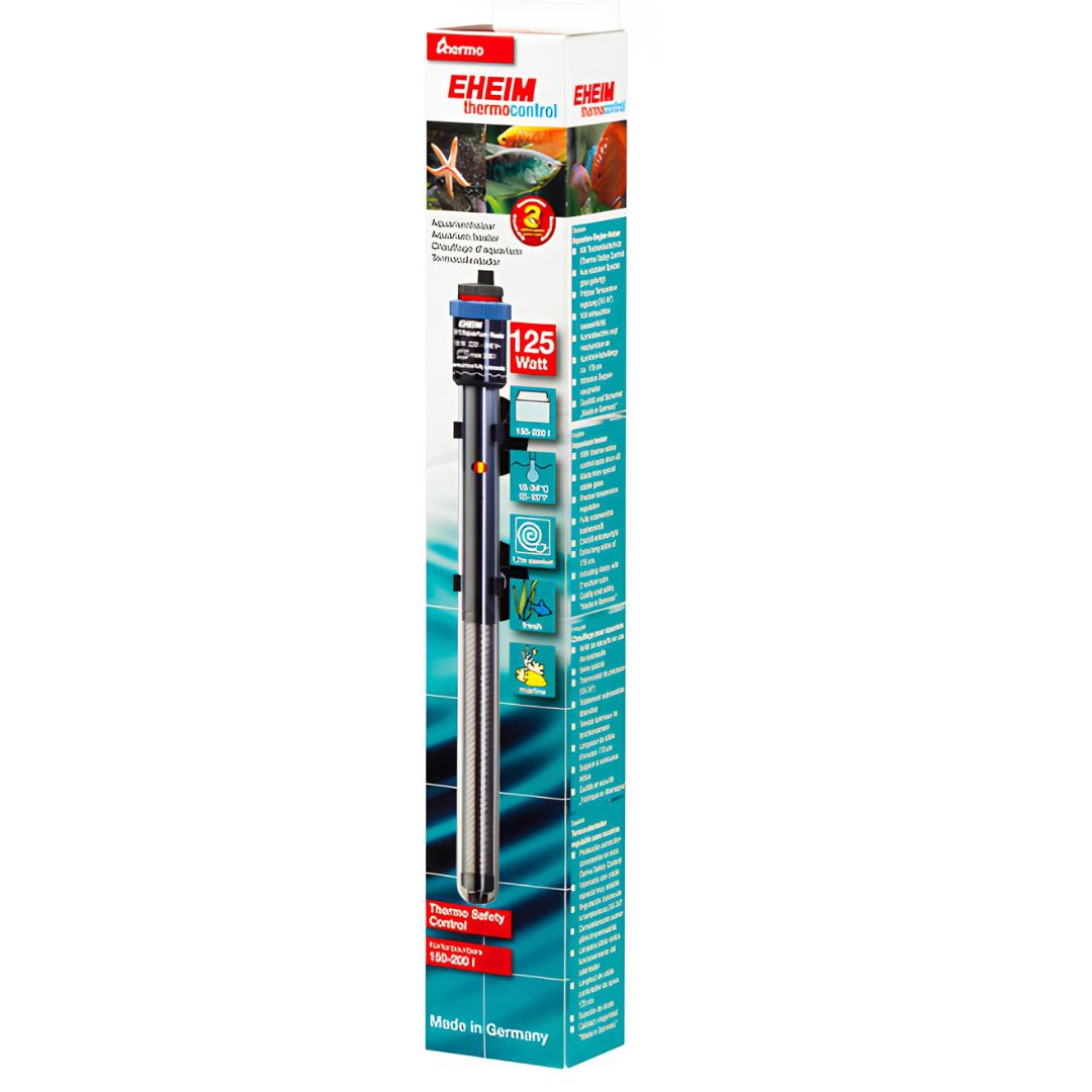 EHEIM Thermocontrol 125 - Aquecedor para aquários 150 - 200L Embalagem de termostato para aquário EHEIM thermocontrol 125 Watt