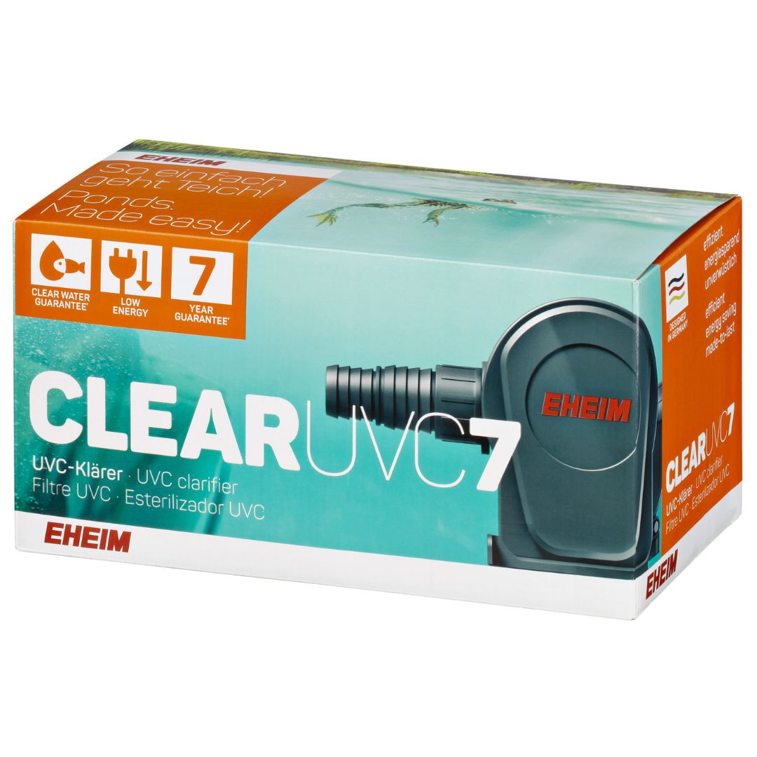 Eheim Clear UVC-7 -Esterilizador/ clareador UV para lagos Caixa do filtro UVC esterilizador EHEIM CLEAR UVC 7