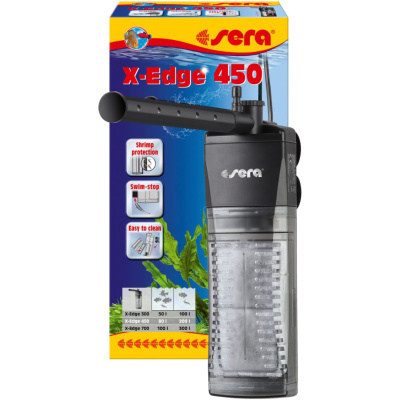 Filtro para aquário Sera X-Edge 450 com embalagem colorida