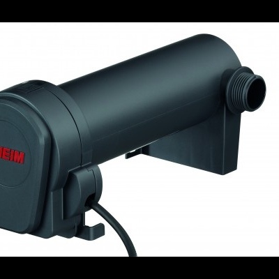 Filtro de aquário preto EHEIM com tampa e suporte integrados