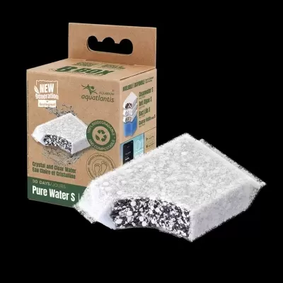 Filtro para aquário Aquatlantis em saco plástico com embalagem de cartão reciclável
