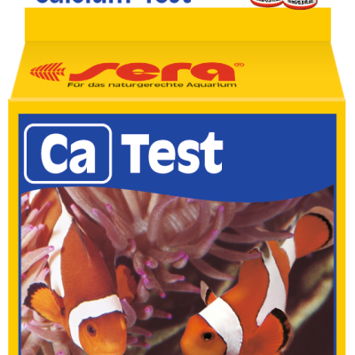 Embalagem do teste de cálcio Sera Calcium-Test com peixes-palhaço