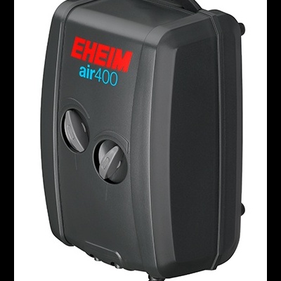 Compressor de ar para aquário EHEIM air400 preto com botões cinzentos