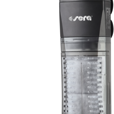 Filtro de aquário Sera preto e transparente com barra perfurada