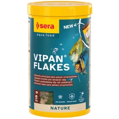 Embalagem de alimento para peixes ornamentais VIPAN FLAKES