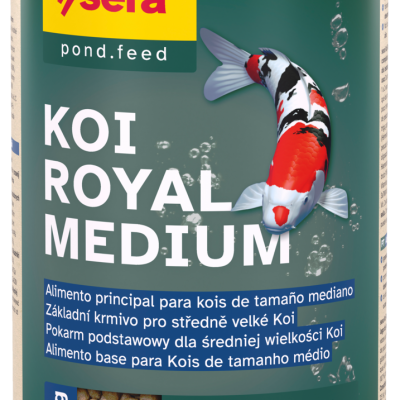 Recipiente de ração Sera Koi Royal Medium para peixes koi tamanho médio