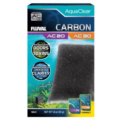 Caixa de carvão activado para filtros de aquário Fluval AquaClear AC Series