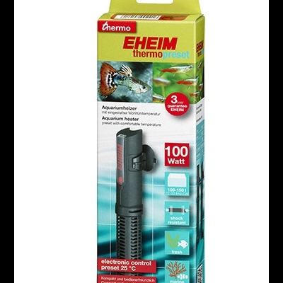 Embalagem de termostato aquário EHEIM thermopreset 100 Watt