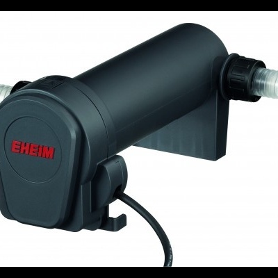 Bomba elétrica para aquário EHEIM preta com conectores transparentes