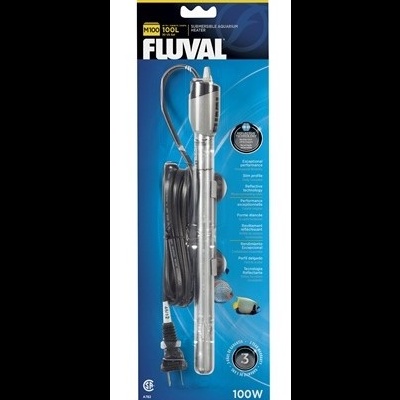Aparelho submersível para aquário Fluval M100 100W na embalagem
